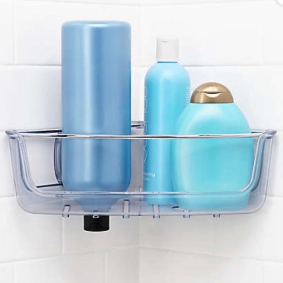 Oxo Good Grips Stronghold Suction Corner Basket Shower Organizer - Picture 2 of 11